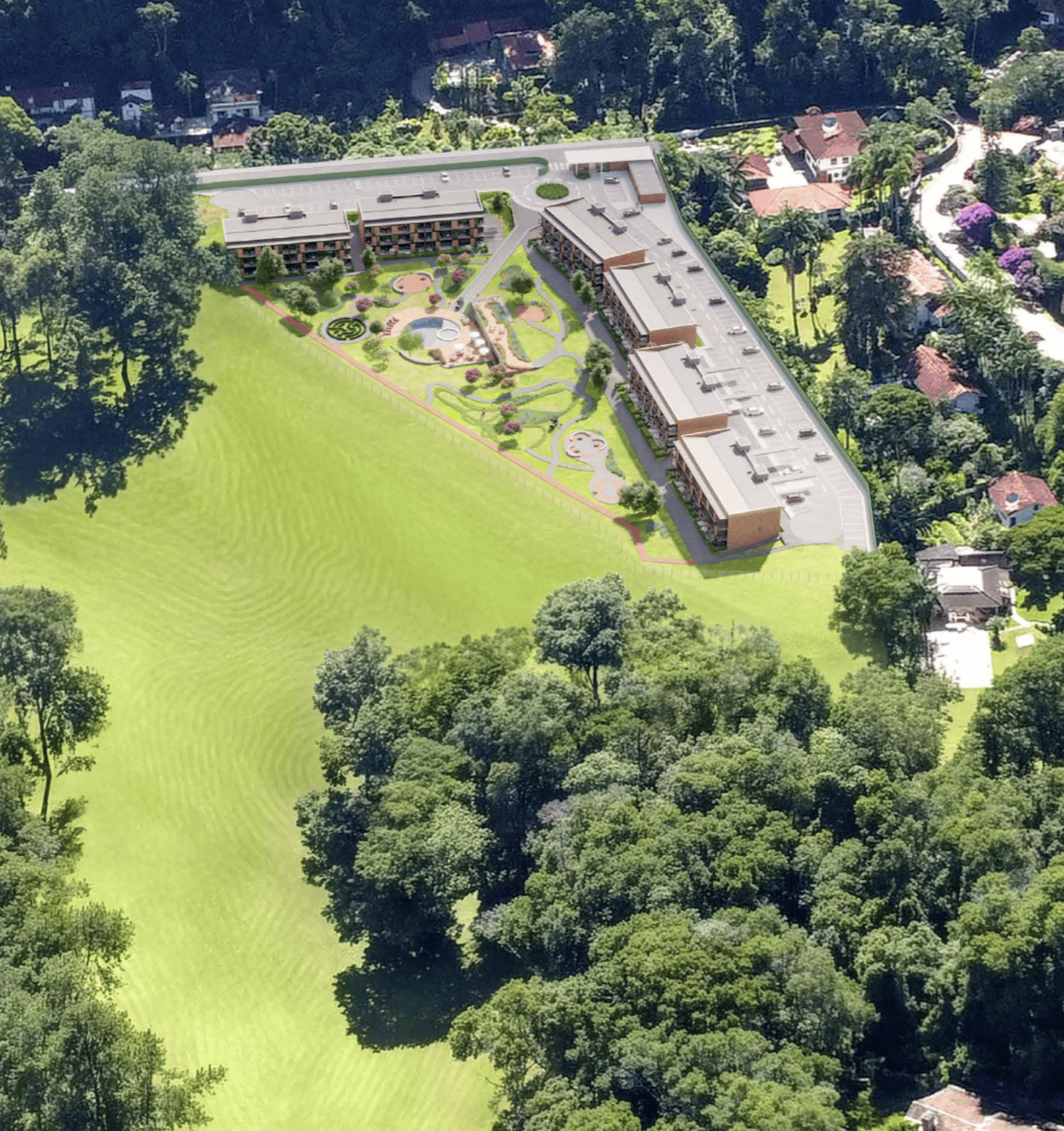 Golf Club Resort em Teresópolis, dentro do Teresópolis Golf Club